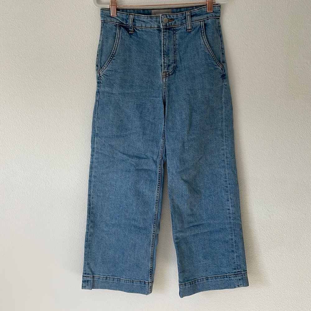 Everlane Wide Leg Ankle Jeans